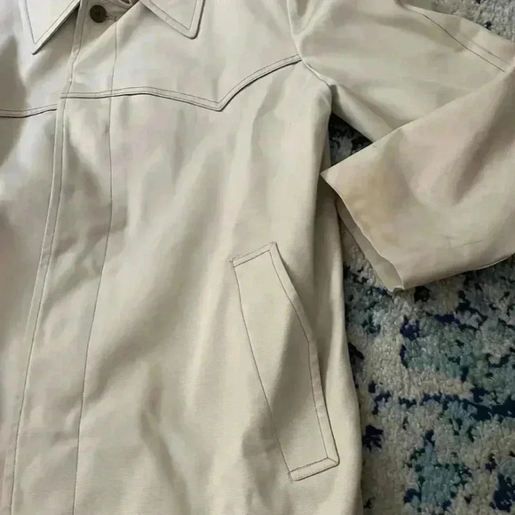 Vintage London fog cotton trenchcoat L - Picture 5 of 8